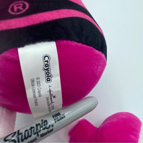 Crayola JAZZBERRY Plush JAM PINK CRAYON CHARACTER 18" Stuffed Iazberry iam Iazzy - Picture 5 of 10